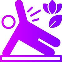 Fitness Solid Multi Gradient Icon vector