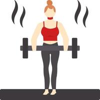 Workout Flat Icon vector