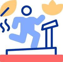 cardio color lleno icono vector