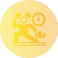 Endurance Gradient Circle Icon vector