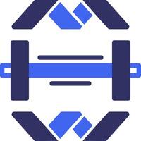 High Protein Solid Two Color Icon vector