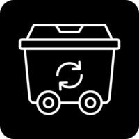 icono de vector de reciclaje