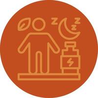 Recovery Line Multi color Icon vector