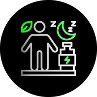 Recovery Dual Gradient Circle Icon vector