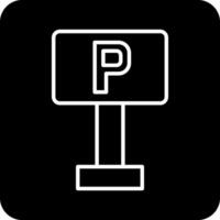 Parking Sign Vector Icon