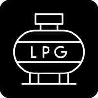 licuado petróleo gas vector icono