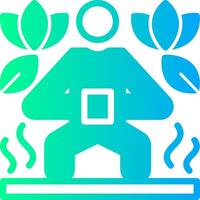 Bootcamp Solid Multi Gradient Icon vector