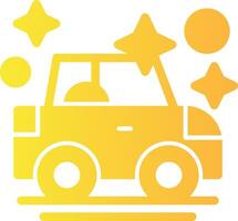 Car wash Solid Multi Gradient Icon vector