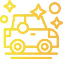 Car wash Linear Gradient Icon vector