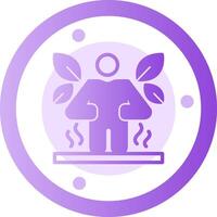 Resting Metabolic Rate Glyph Gradient Icon vector