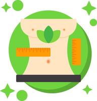 Body Measurements Tailed Color Icon vector