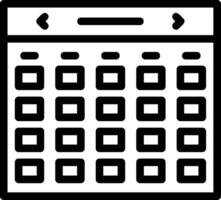 Calendar Line Icon vector