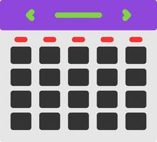 Calendar Flat Icon vector