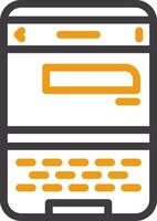 Chat Line Two Color Icon vector