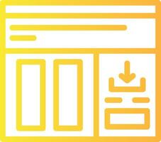 Download Linear Gradient Icon vector