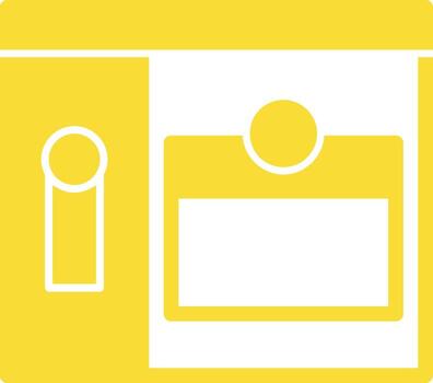 actualizar sólido multi degradado icono vector