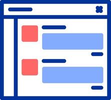 Comment Color Filled Icon vector