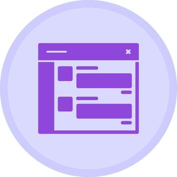 Comment Multicolor Circle Icon vector
