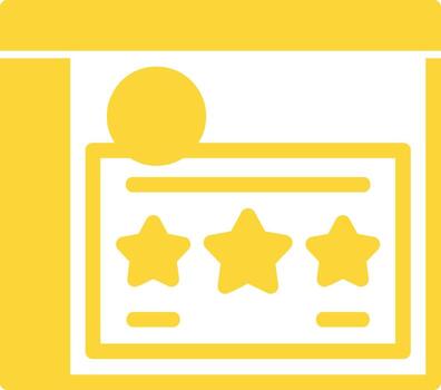 Star Solid Multi Gradient Icon vector