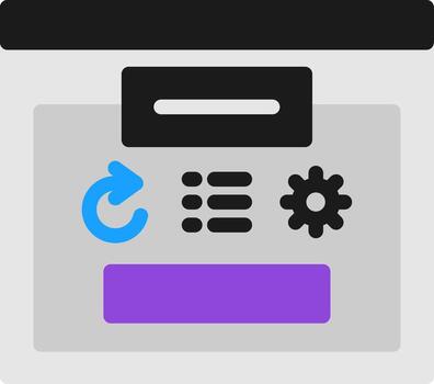 Pause Flat Icon vector