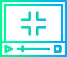 Exit full screen Linear Gradient Icon vector