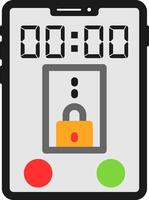 Lock Flat Icon vector