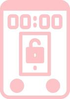 Unlock Solid Multi Gradient Icon vector
