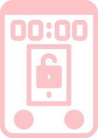 Unlock Solid Multi Gradient Icon vector