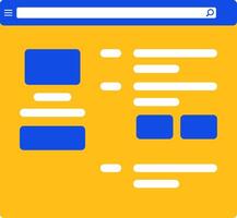 Help Flat Two Color Icon vector