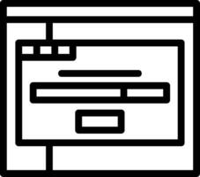 Loading Line Icon vector