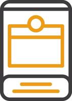 Refresh Line Two Color Icon vector