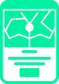 Location Solid Multi Gradient Icon vector