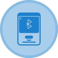 Bluetooth Multicolor Circle Icon vector