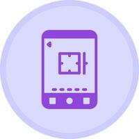 Camera Multicolor Circle Icon vector