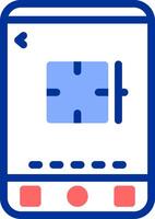 Camera Color Filled Icon vector