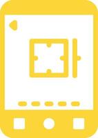 Image Solid Multi Gradient Icon vector
