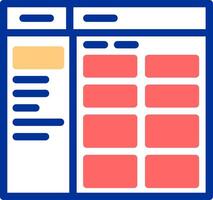 Archive Color Filled Icon vector