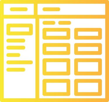 Archive Linear Gradient Icon vector