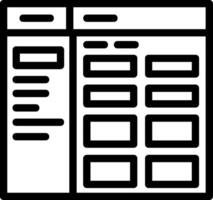 Archive Line Icon vector