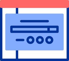 Link Color Filled Icon vector
