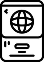 Globe Line Icon vector