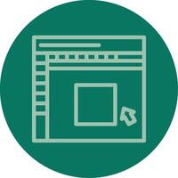 Tool Line Multi color Icon vector