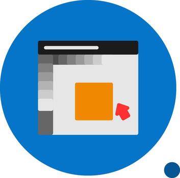 Tool Flat Shadow Icon vector