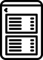 Settings Line Icon vector