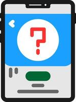 Question mark Flat Icon vector