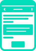 Question Solid Multi Gradient Icon vector