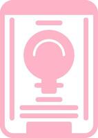 Lightbulb Solid Multi Gradient Icon vector
