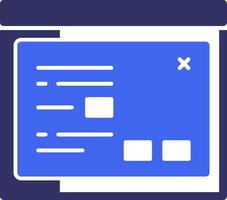 Sort Solid Two Color Icon vector