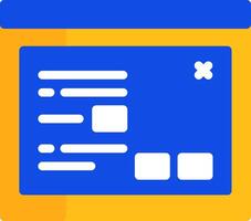 Sort Flat Two Color Icon vector
