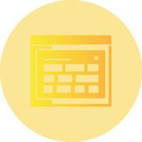 Tag Gradient Circle Icon vector